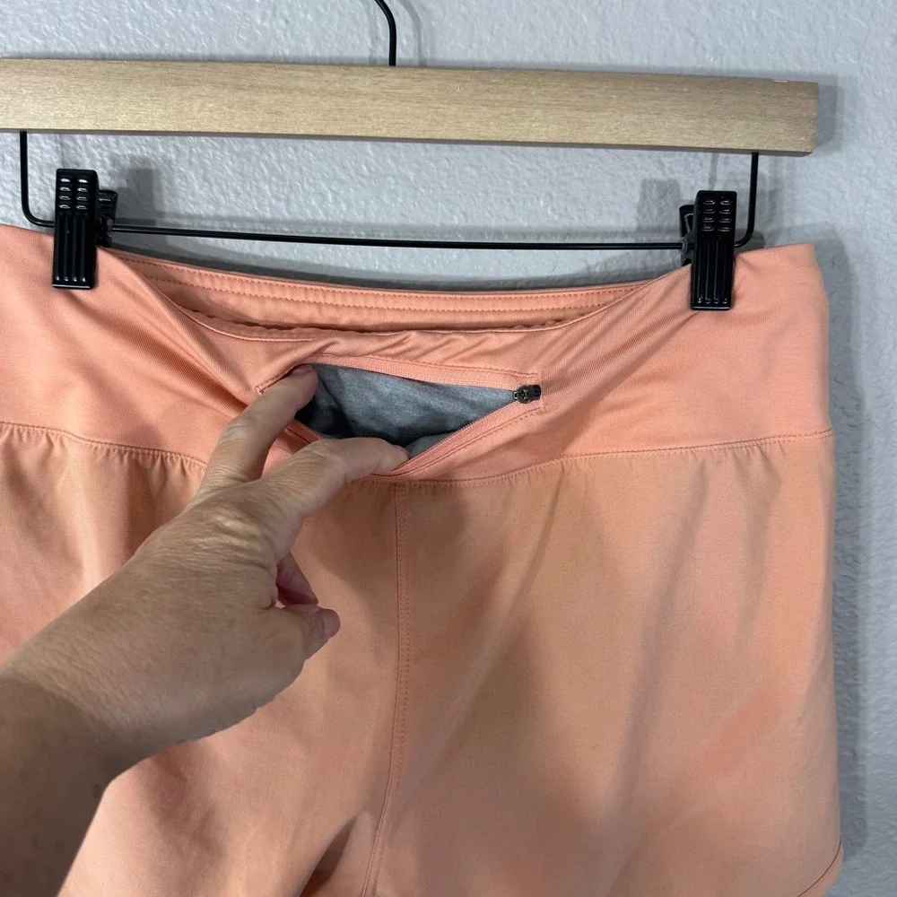 Free Fly Women's Size‎ Small Peach Bamboo Lined Athletic Shorts